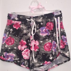 Black Galaxy Sleep Shorts